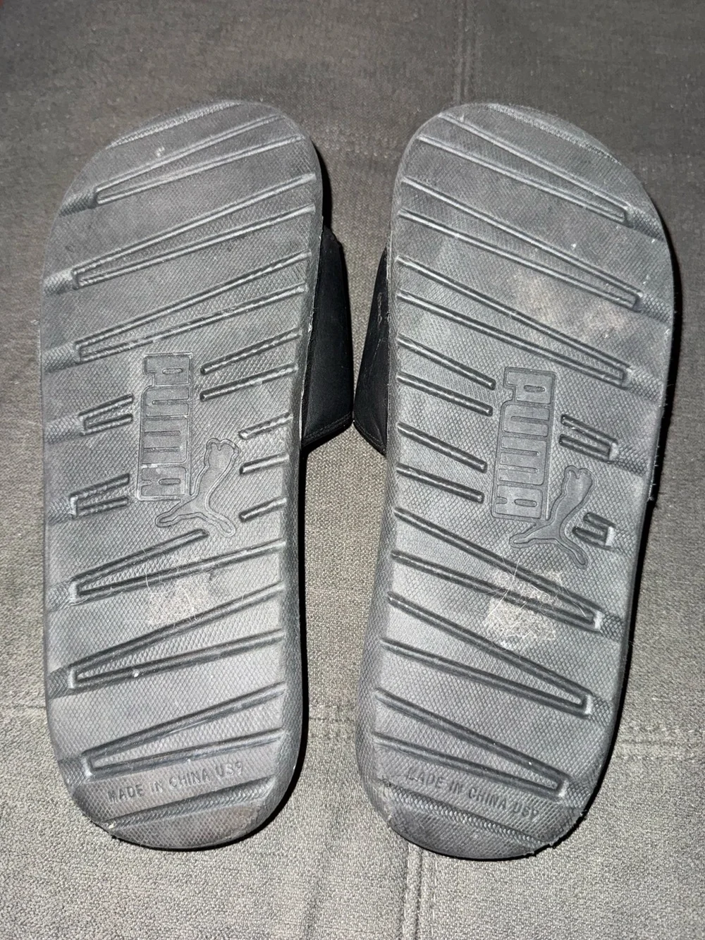 PUMA Cool Cat Slide Sandals in Black Size 9